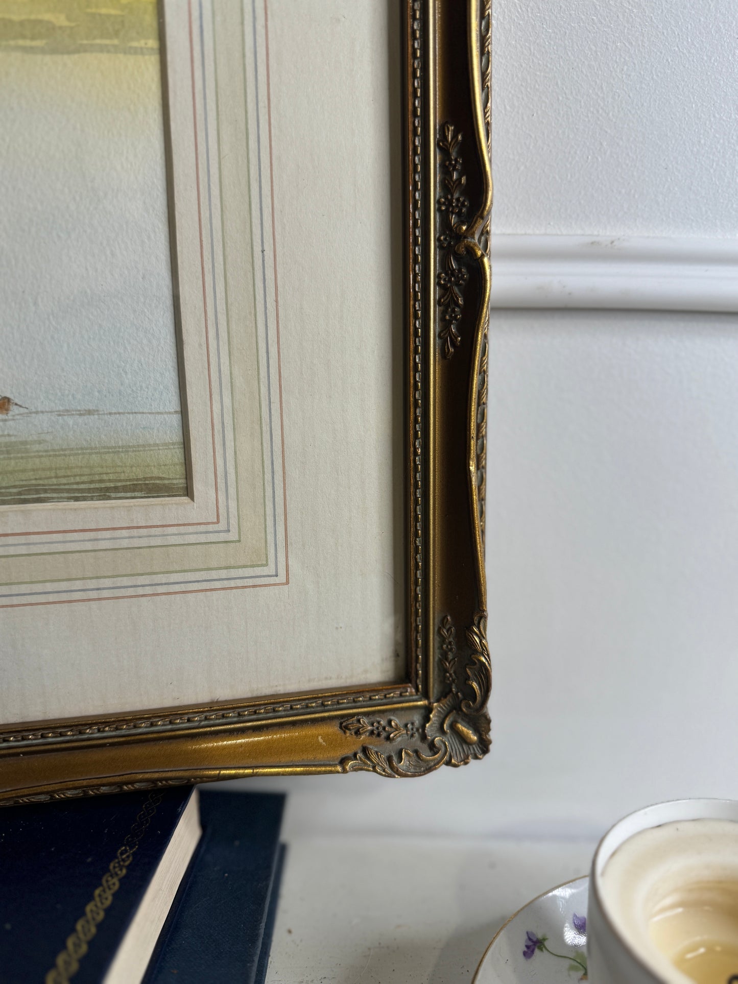 Victorian Watercolour by British Artist D. Bell (1884–1966) – Original Artwork