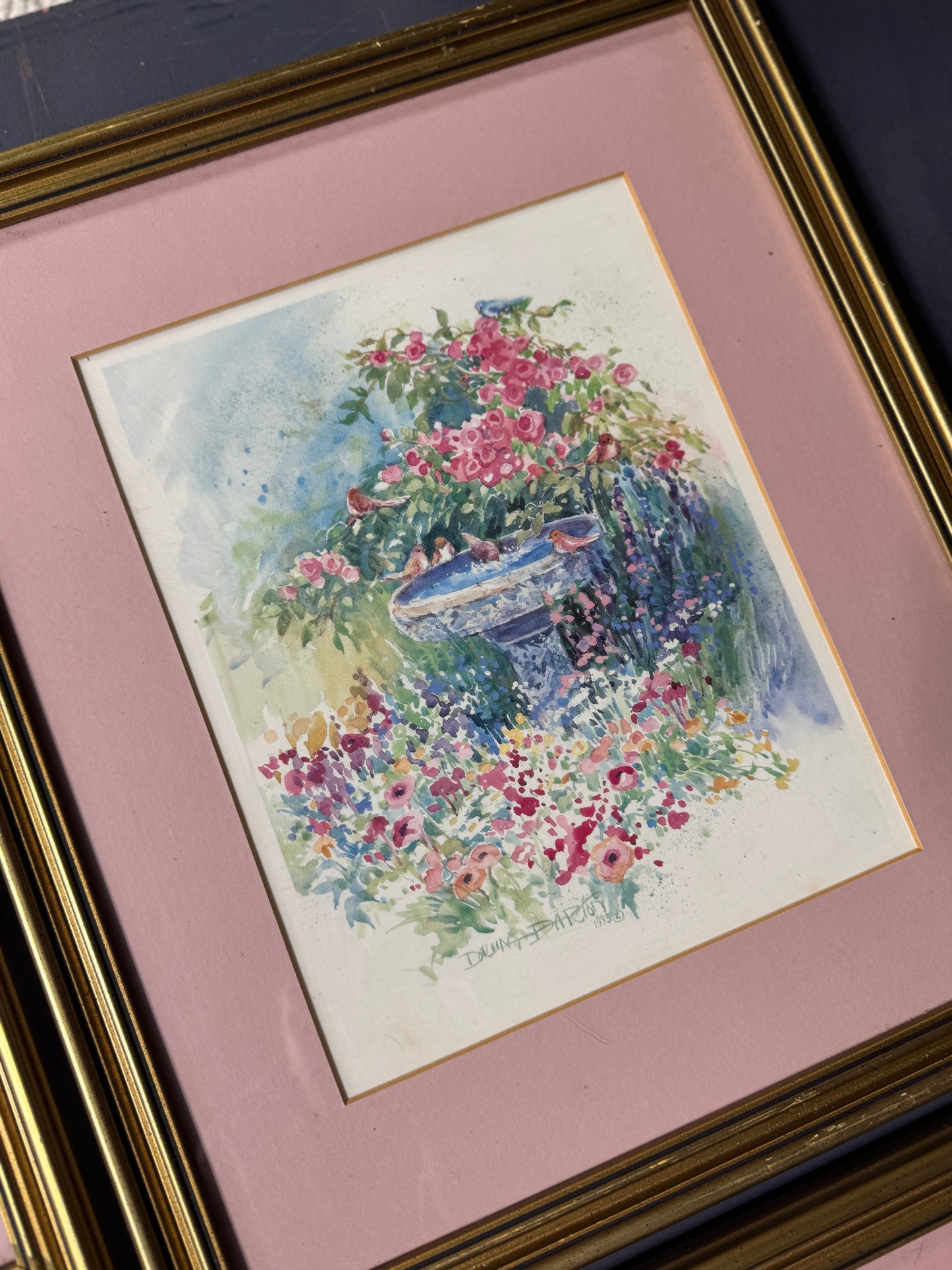 Floral Cottage Prints by Dawna Darton | Americana Watercolour Style Gallery Wall