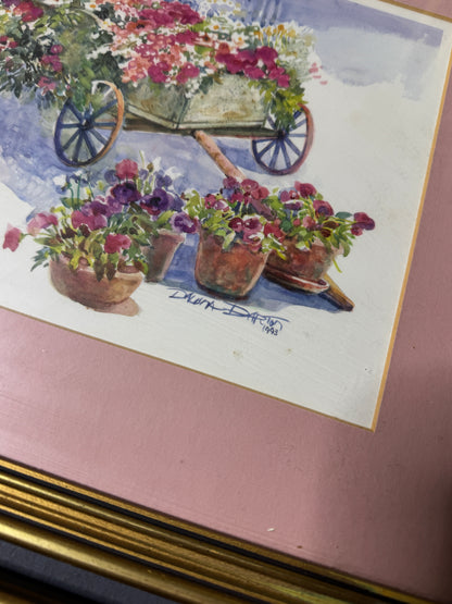 Floral Cottage Prints by Dawna Darton | Americana Watercolour Style Gallery Wall