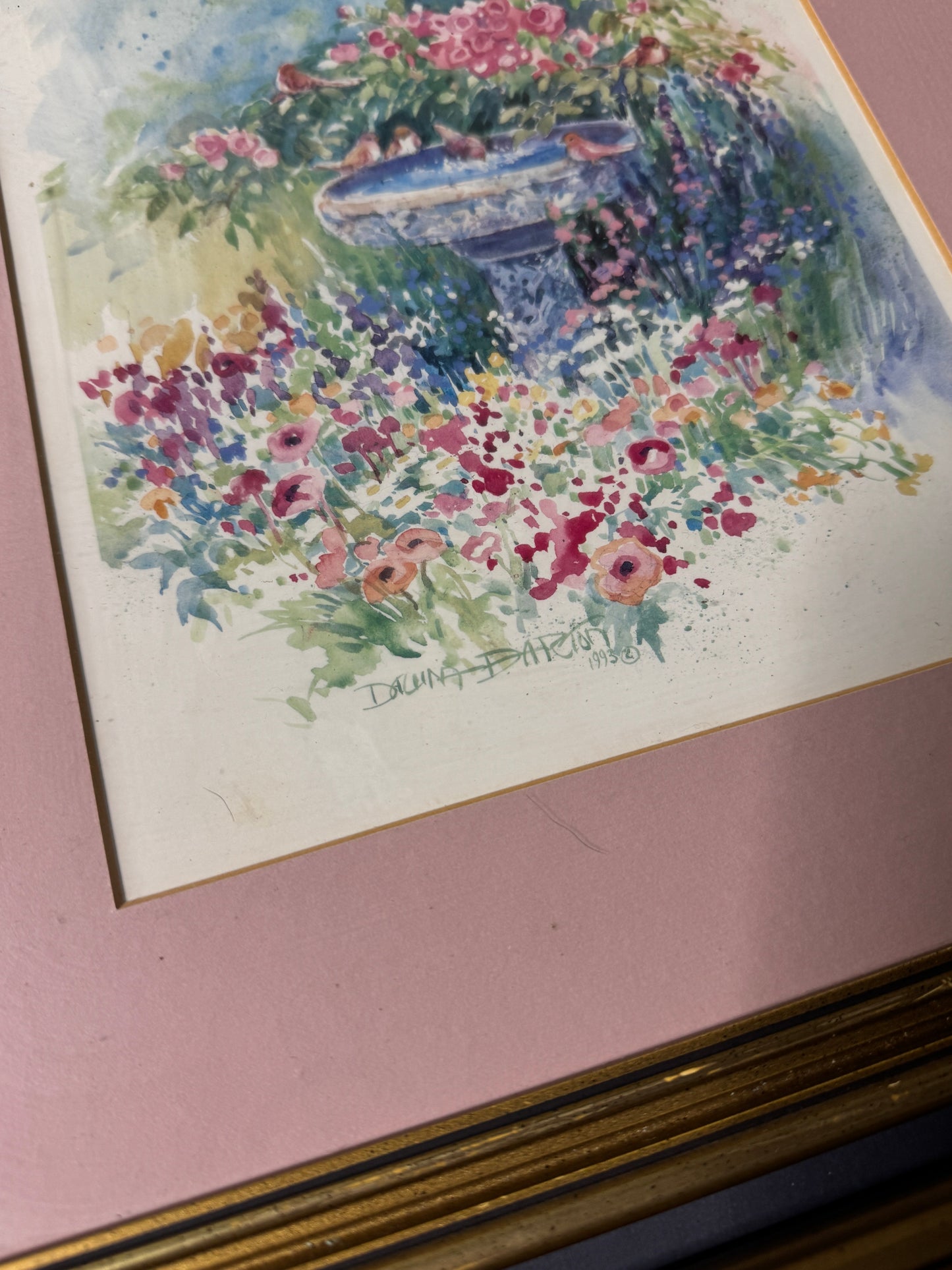 Floral Cottage Prints by Dawna Darton | Americana Watercolour Style Gallery Wall