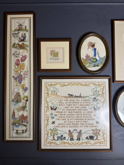Threaded Legacy – Vintage Embroidery Wall Art Set