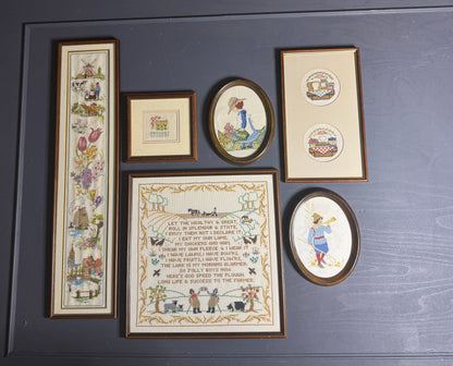 Threaded Legacy – Vintage Embroidery Wall Art Set