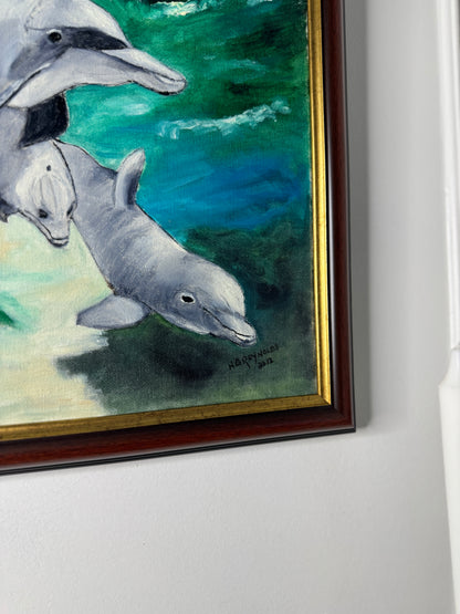 The Dance of the Sea- Original Oil painting by N.G. Reynolds