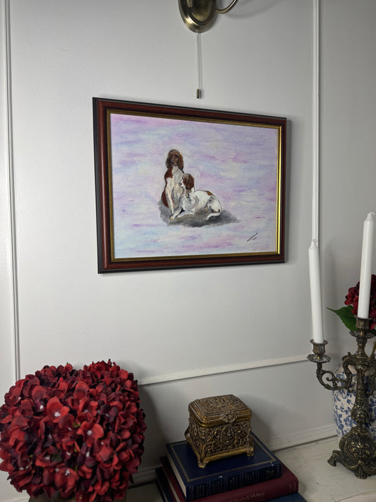 Furry Friends on Canvas- Original Oil painting by N.G. Reynolds