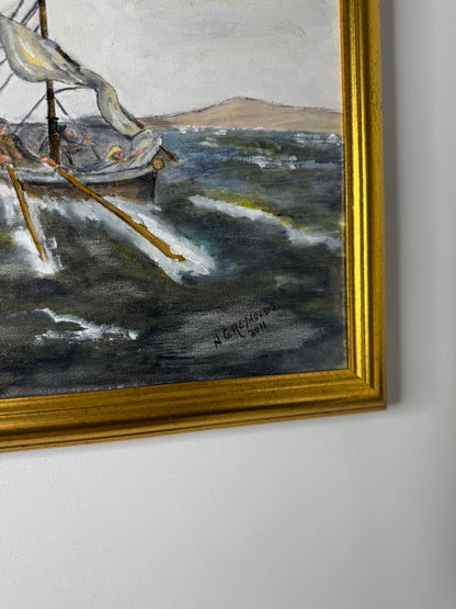 Biblical Scene - Original Oil painting by N.G. Reynolds