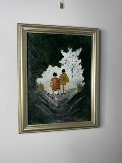 Moody Romance - Original Oil painting by N.G. Reynolds