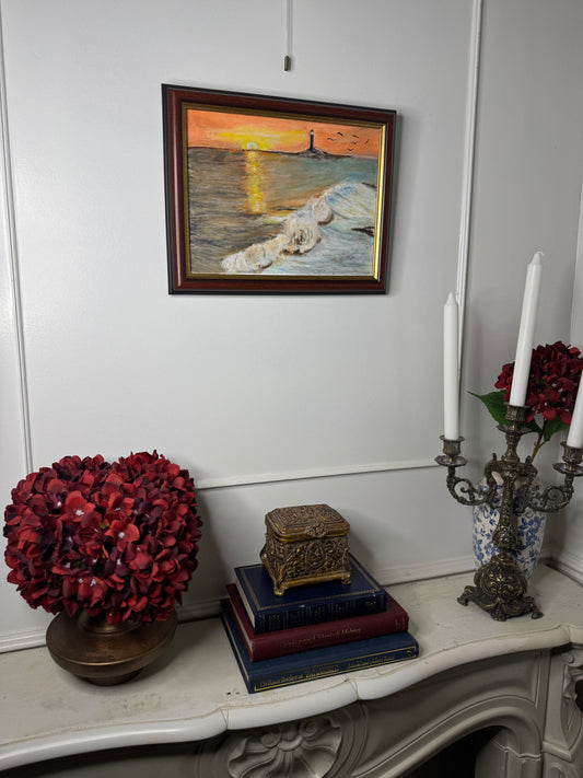 Coastal Sunset - Original Oil painting by N.G. Reynolds