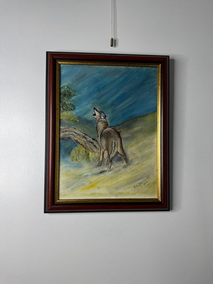 Howl of the Wild - Original Oil painting by N.G. Reynolds