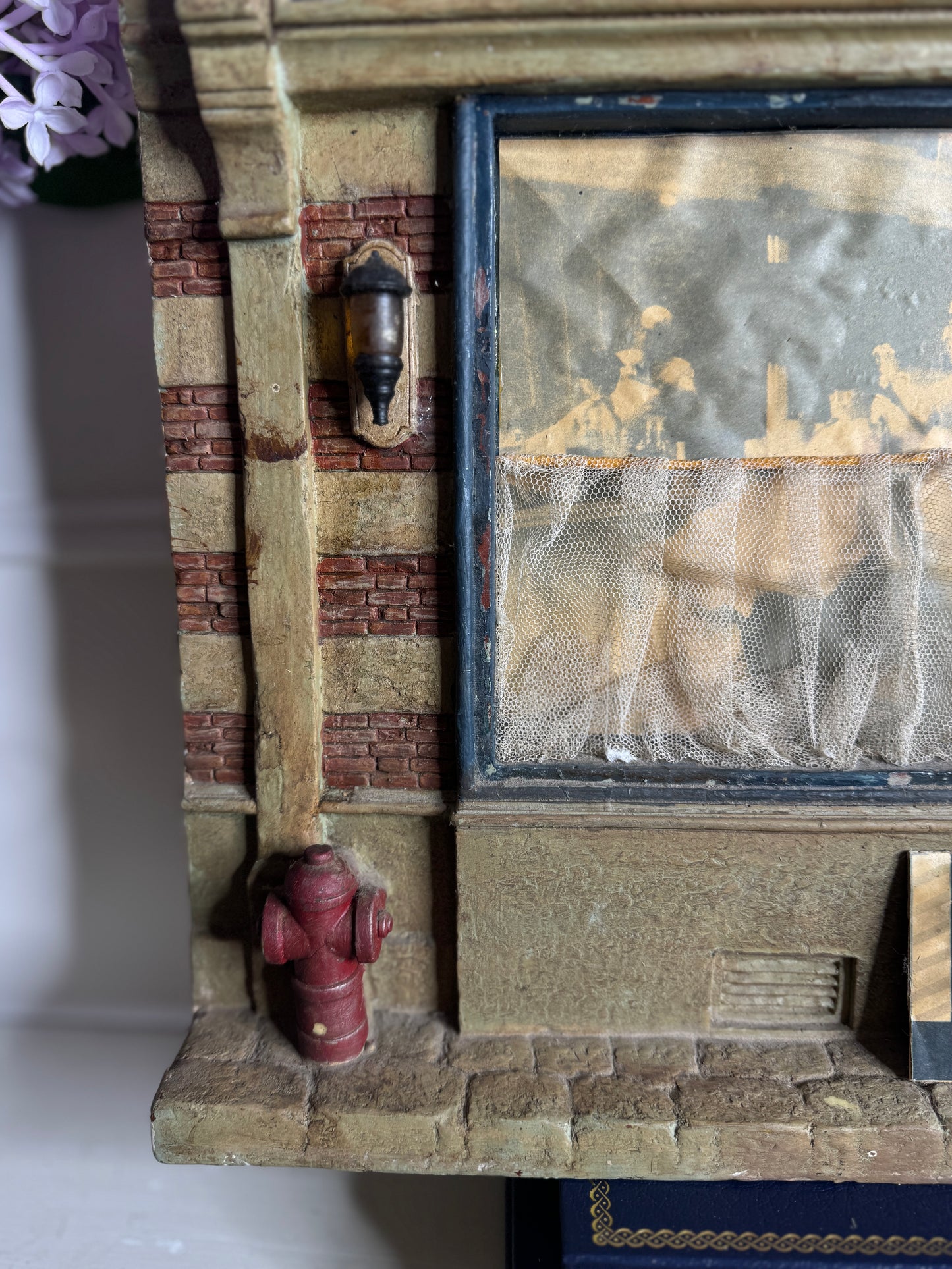 Michael Garman “Tony’s Barber” Cityscape Diorama – Limited Edition 1 of 2,500