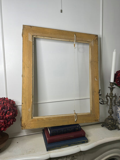 Moravian Grandeur – Czech Vintage Ornate Gold Gilt Frame