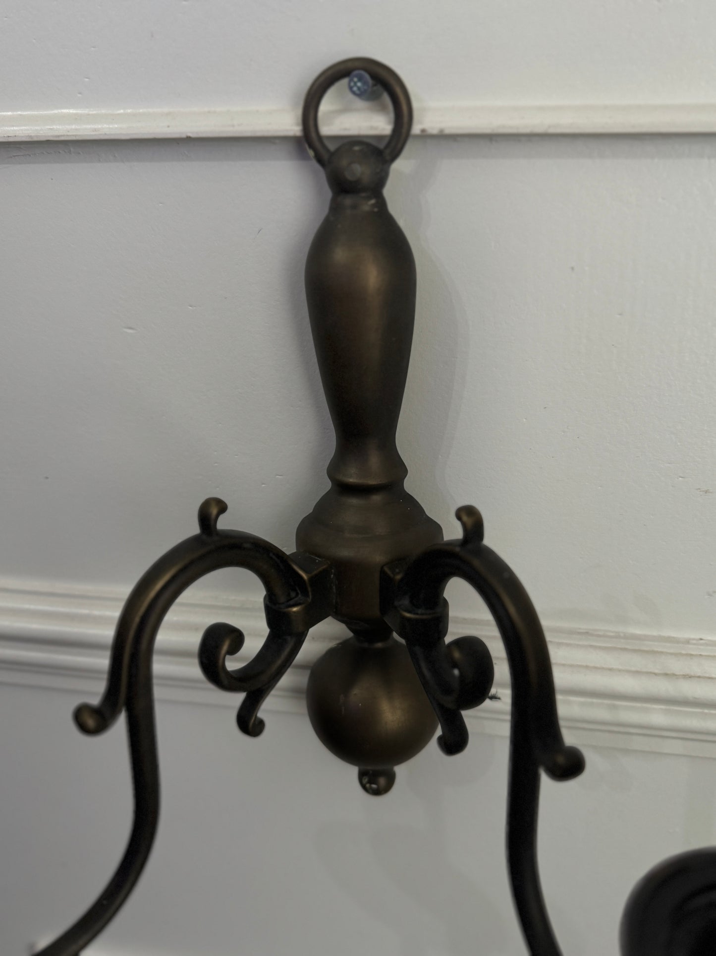 Antique Brass 2-Arm Heavy Solid Wall Lights – French Country Style