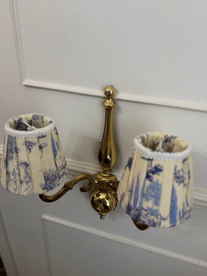 Elegant Vintage Solid Brass Wall Lights– Classic Double Arm Design