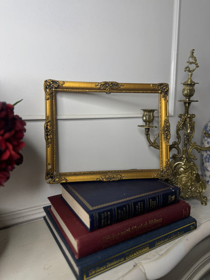 Luxurious Hungarian Small Vintage Gold Gilt Frame