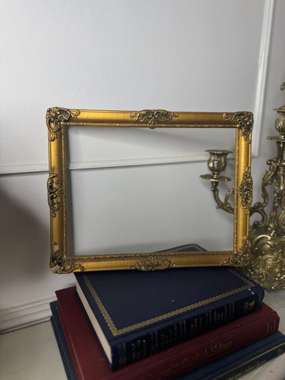 Luxurious Hungarian Small Vintage Gold Gilt Frame