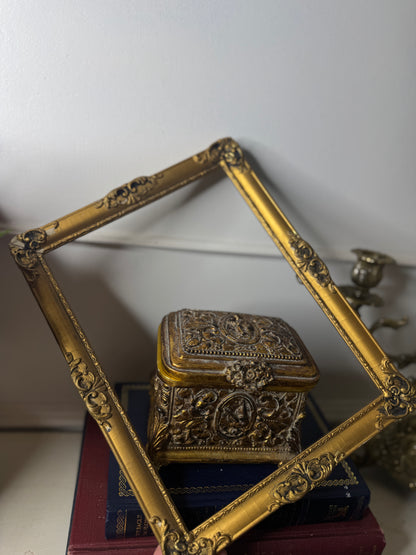 Luxurious Hungarian Small Vintage Gold Gilt Frame