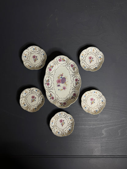Exquisite Hungarian Hollóháza Fine Ceramic Wall Display – Gilded Pannonia Collection