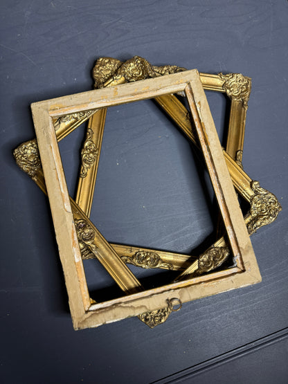 Buda Prestige – Hungarian Vintage Slim Gold Gilt Ornate Matching Frames