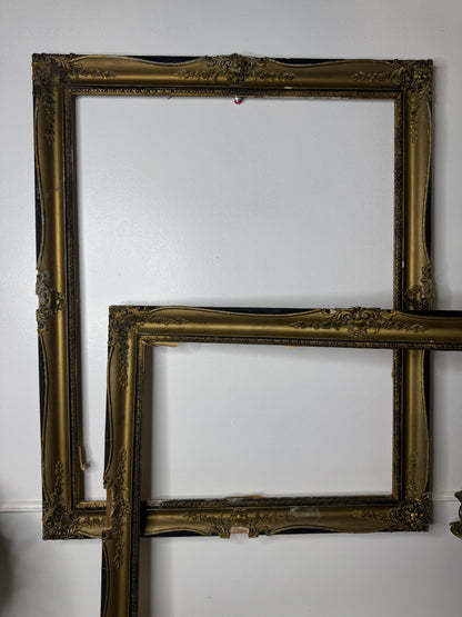 Old World Glamour – Hungarian Ornate Gold Frame Pair