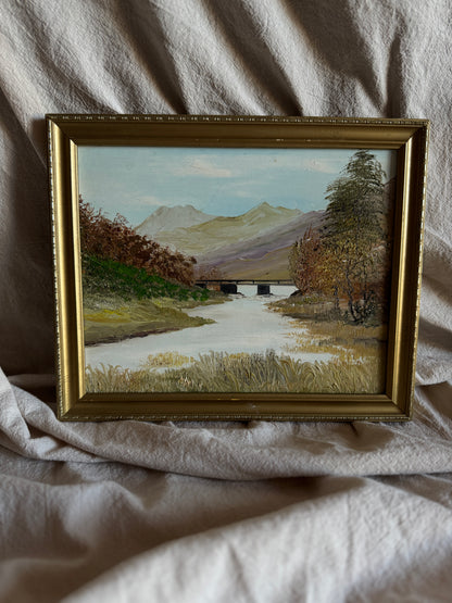 Heritage Countryside View – Luxury Farmhouse Oil Artwork