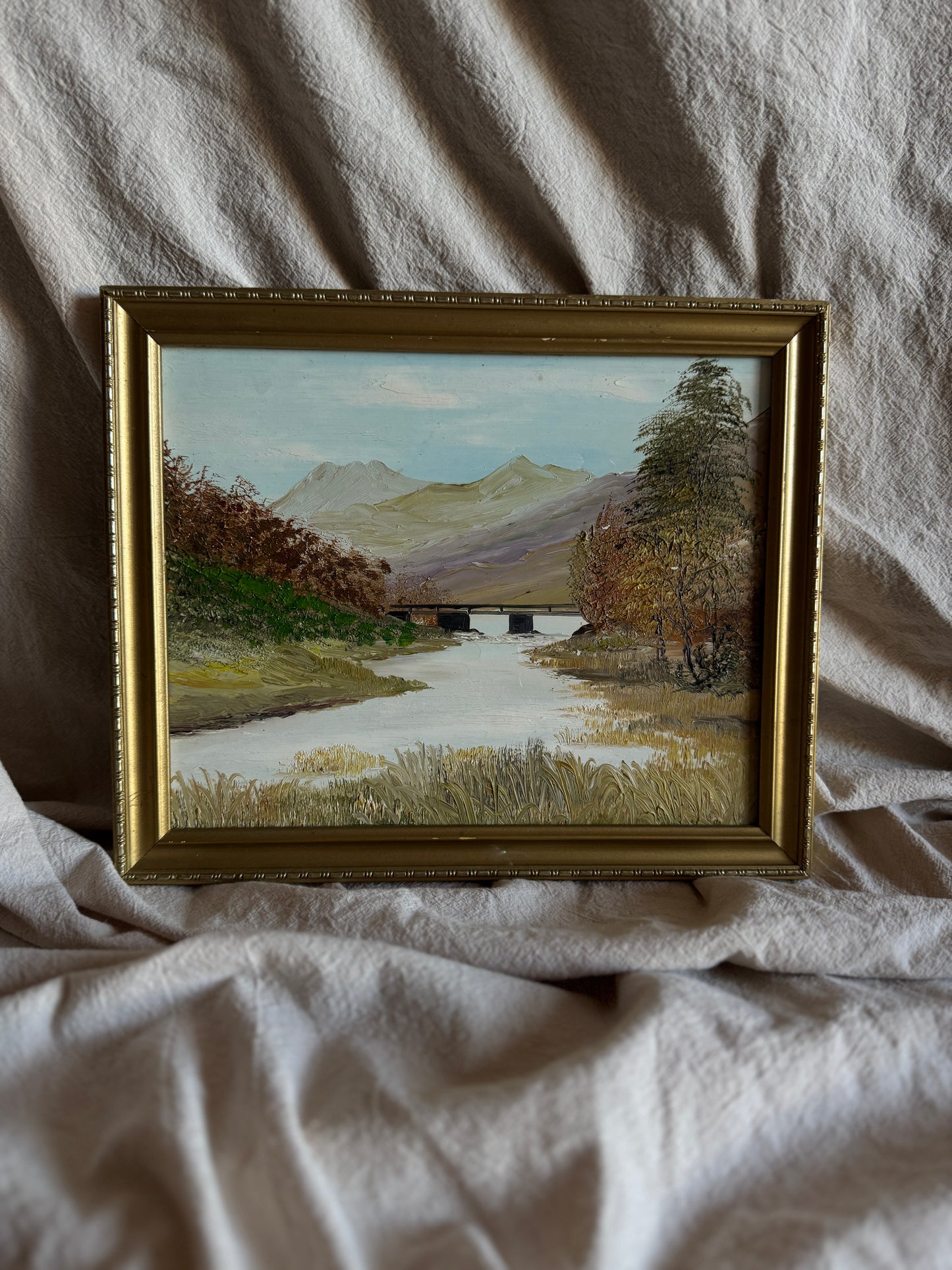 Heritage Countryside View – Luxury Farmhouse Oil Artwork