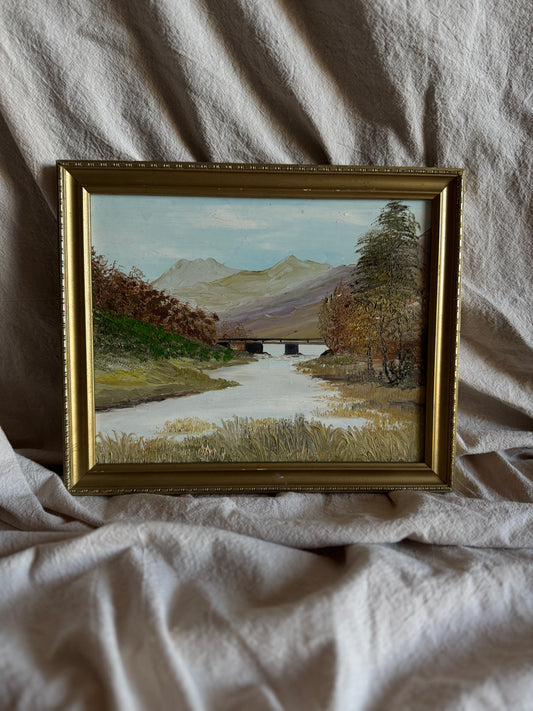 Heritage Countryside View – Luxury Farmhouse Oil Artwork