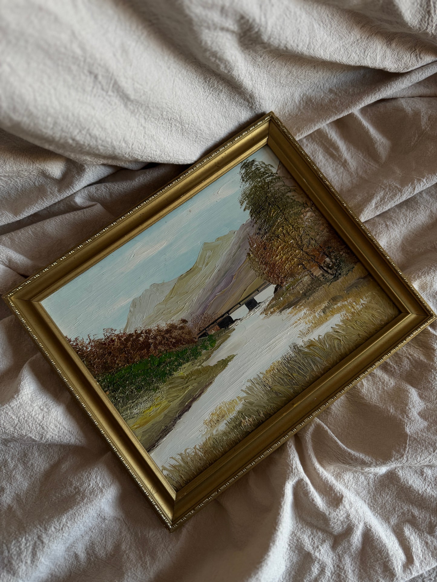 Heritage Countryside View – Luxury Farmhouse Oil Artwork
