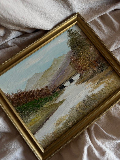 Heritage Countryside View – Luxury Farmhouse Oil Artwork
