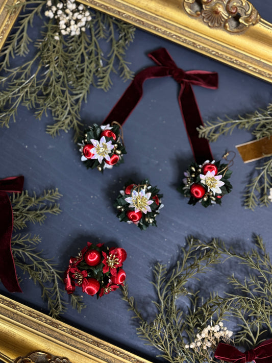 Vintage European Christmas Florals 1990s