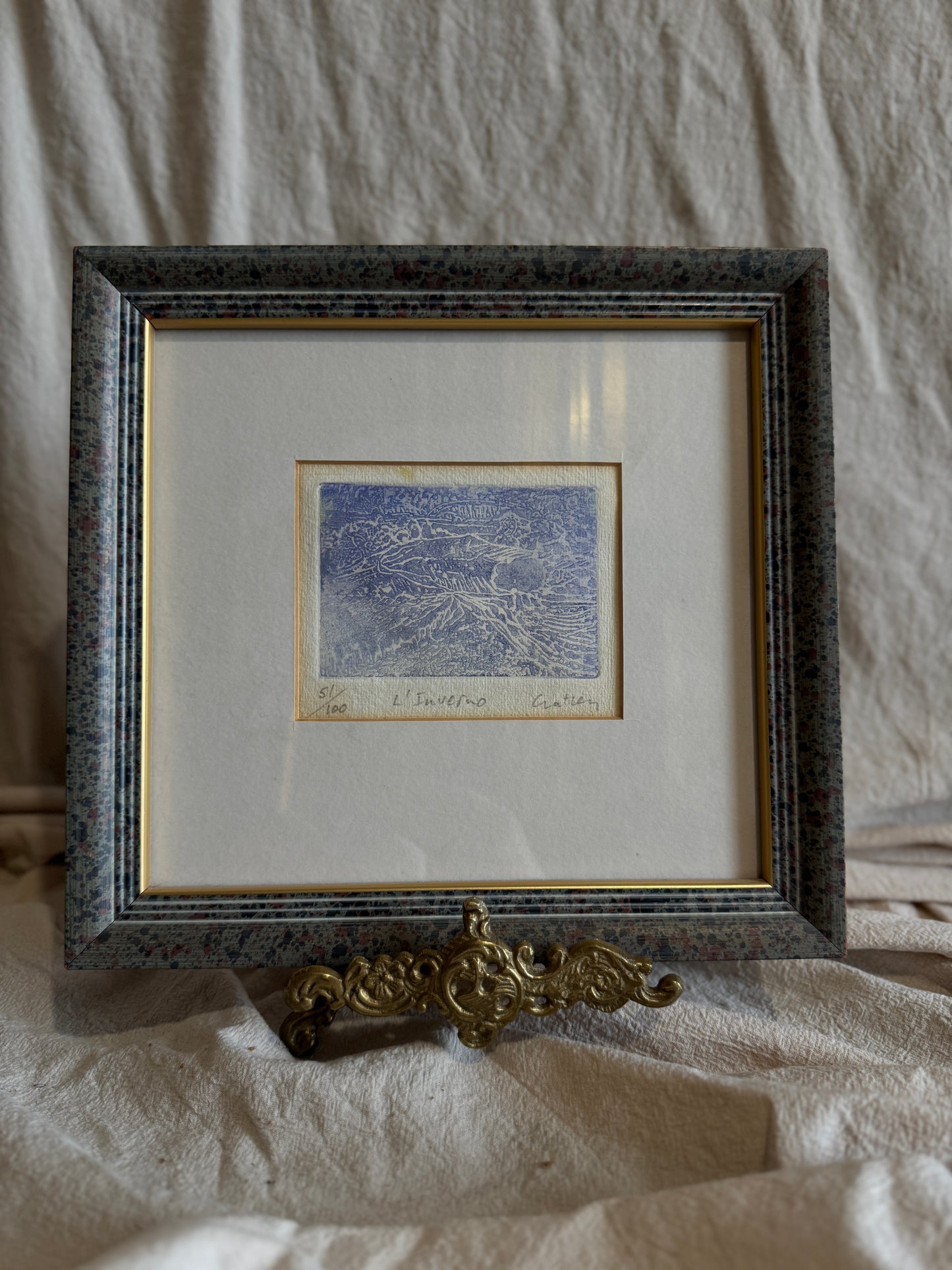 Limited Edition “L’Inverno” Framed Art Print (51/100) Signed by Gatten