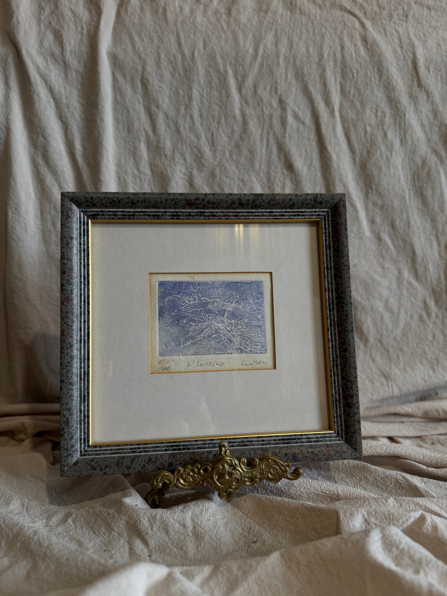 Limited Edition “L’Inverno” Framed Art Print (51/100) Signed by Gatten