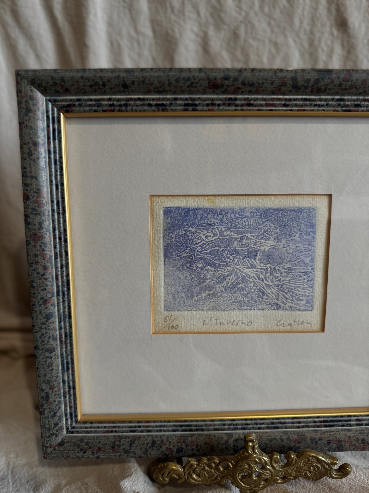 Limited Edition “L’Inverno” Framed Art Print (51/100) Signed by Gatten