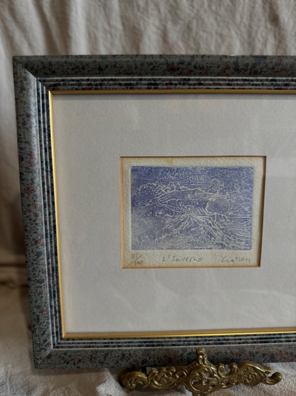 Limited Edition “L’Inverno” Framed Art Print (51/100) Signed by Gatten