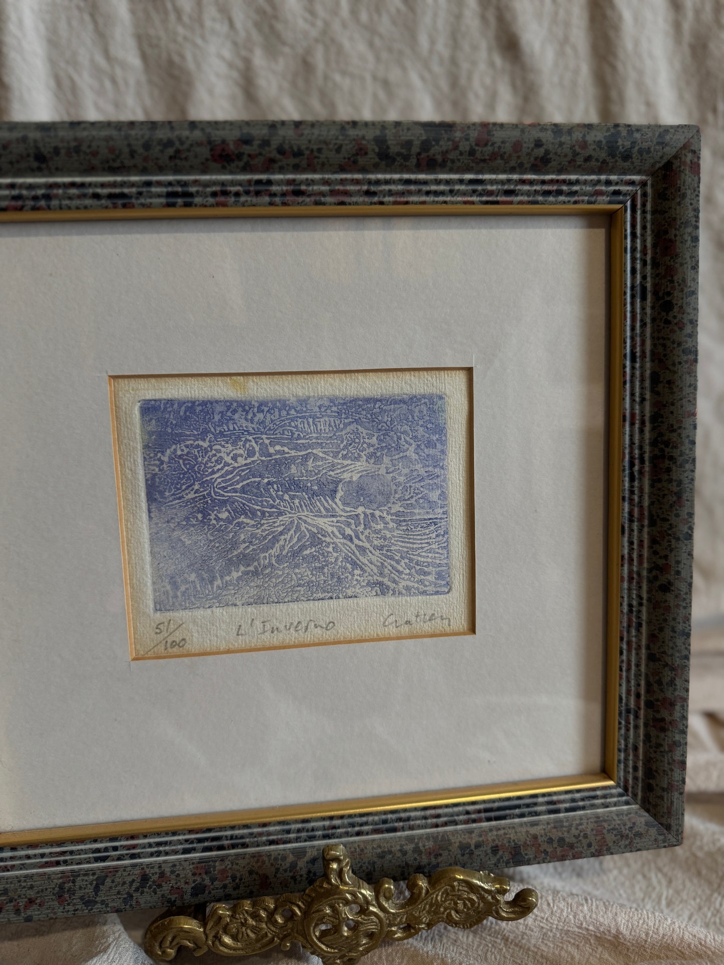 Limited Edition “L’Inverno” Framed Art Print (51/100) Signed by Gatten