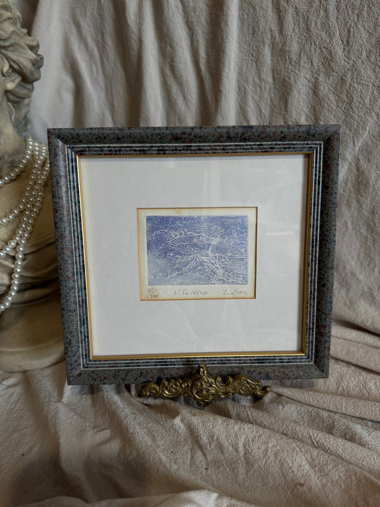 Limited Edition “L’Inverno” Framed Art Print (51/100) Signed by Gatten