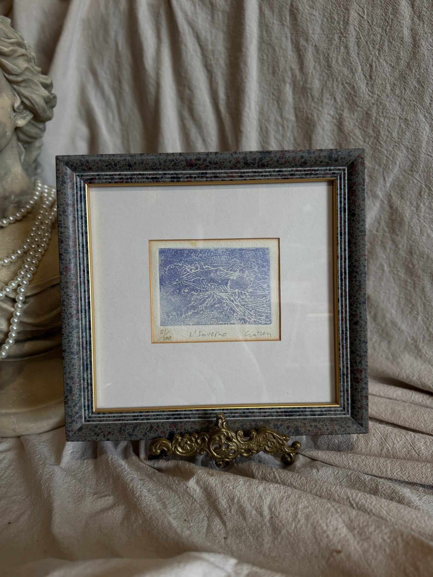 Limited Edition “L’Inverno” Framed Art Print (51/100) Signed by Gatten