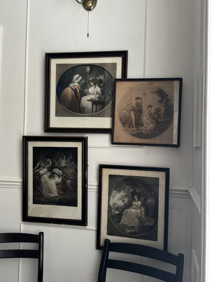 Vintage Black & Gold 1920s Gallery wall set