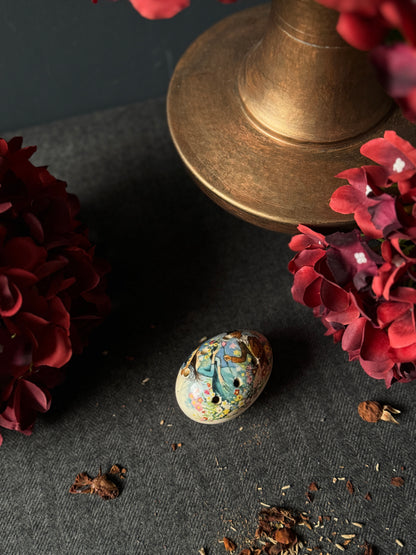Vintage Ceramic Pomanders A Timeless Touch of Fragrance & Charm Pair