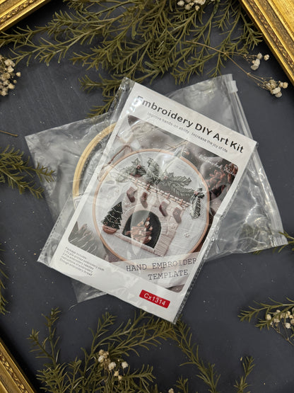Fireside Wishes Embroidery Kit