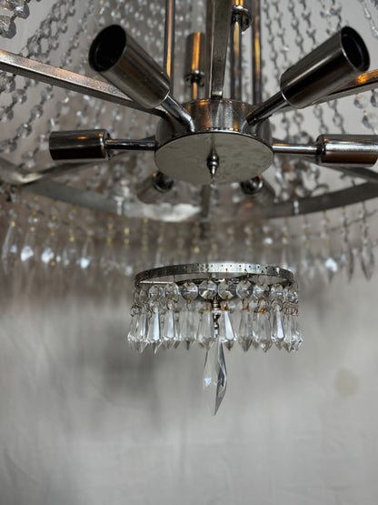 XXL Versailles Crystal Vintage French 16-Light Empire Ballroom Ceiling Chandelier
