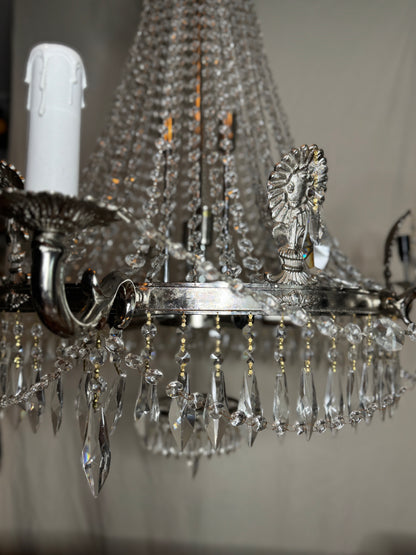 XXL Versailles Crystal Vintage French 16-Light Empire Ballroom Ceiling Chandelier