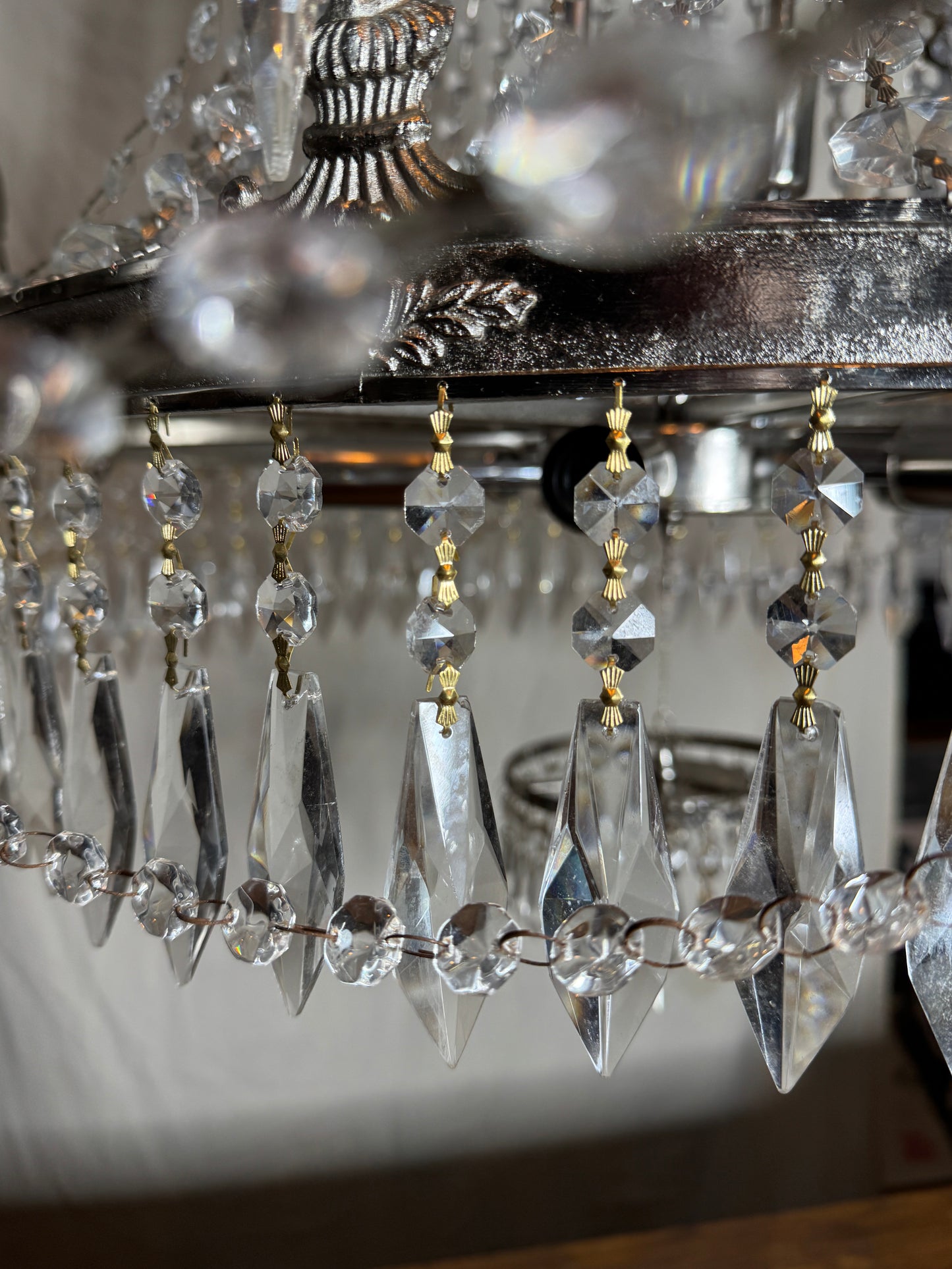 XXL Versailles Crystal Vintage French 16-Light Empire Ballroom Ceiling Chandelier