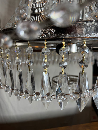 XXL Versailles Crystal Vintage French 16-Light Empire Ballroom Ceiling Chandelier