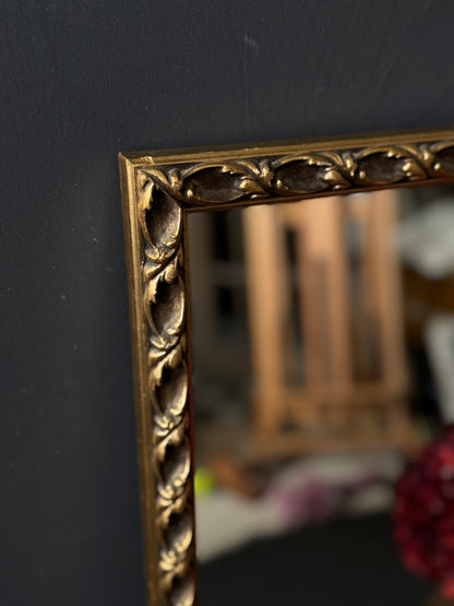 Vintage Gold / Ornate Gold Framed Antique Mirror - Medium