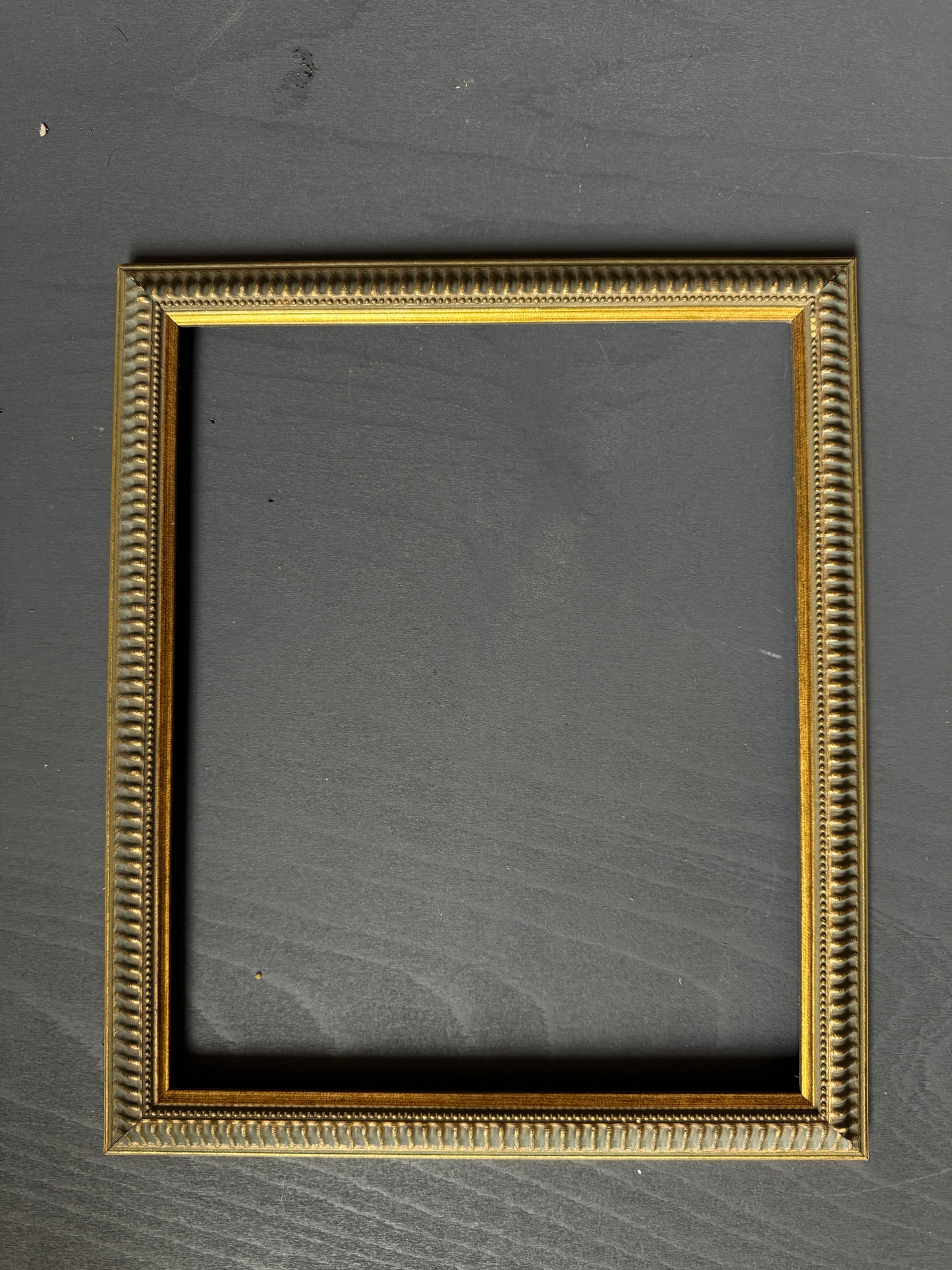 Vintage Slim Gilt Frame - Antique Blue Gold ( Small )