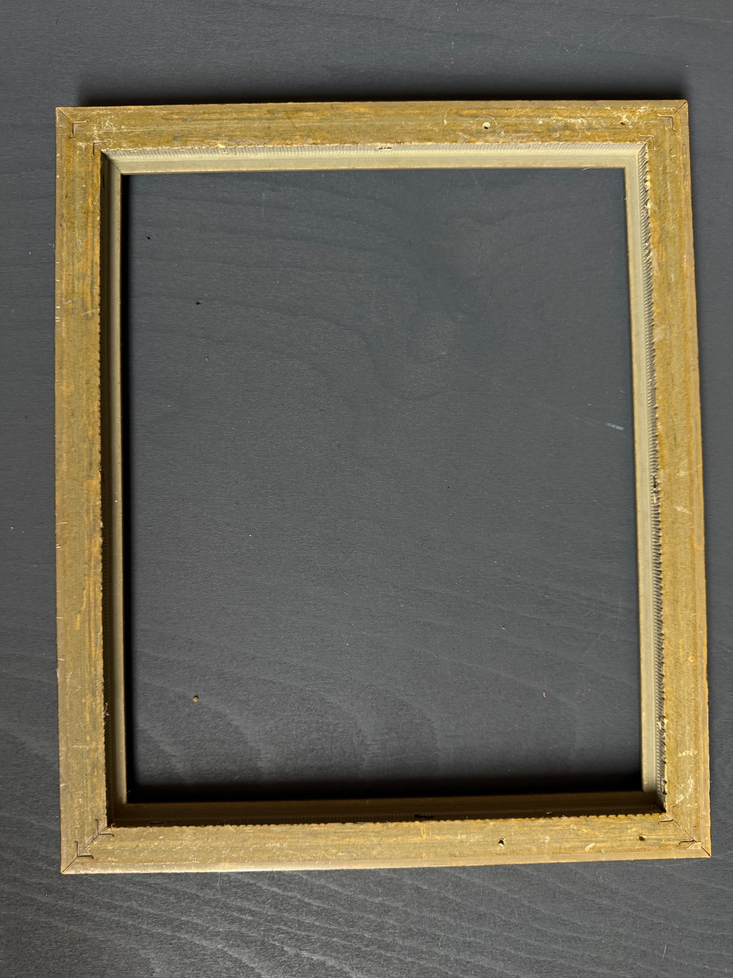 Vintage Slim Gilt Frame - Antique Blue Gold ( Small )