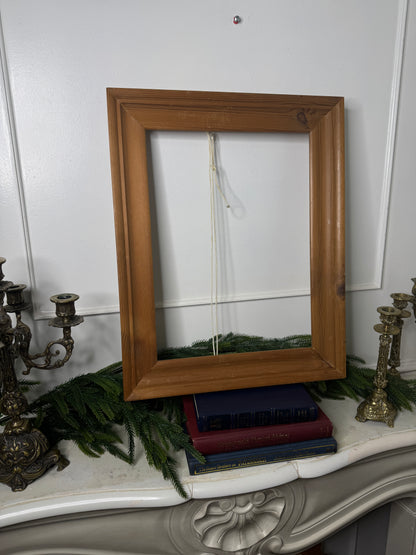 Antique Heavy Thick Oak Wooden Frame -Medium