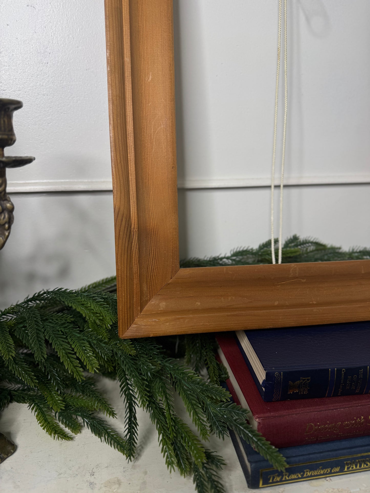 Antique Heavy Thick Oak Wooden Frame -Medium