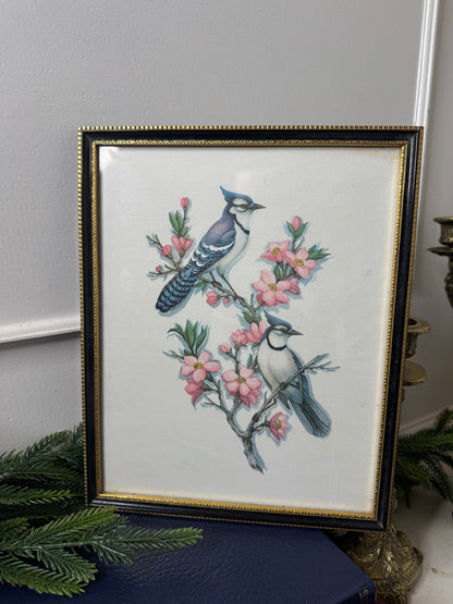 Wings of Elegance – Pair of Vintage Bird Prints