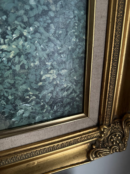 Vintage Framed Textured Art Print – Summer’s Day by Clive Madgwick