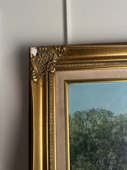 Vintage Framed Textured Art Print – Summer’s Day by Clive Madgwick